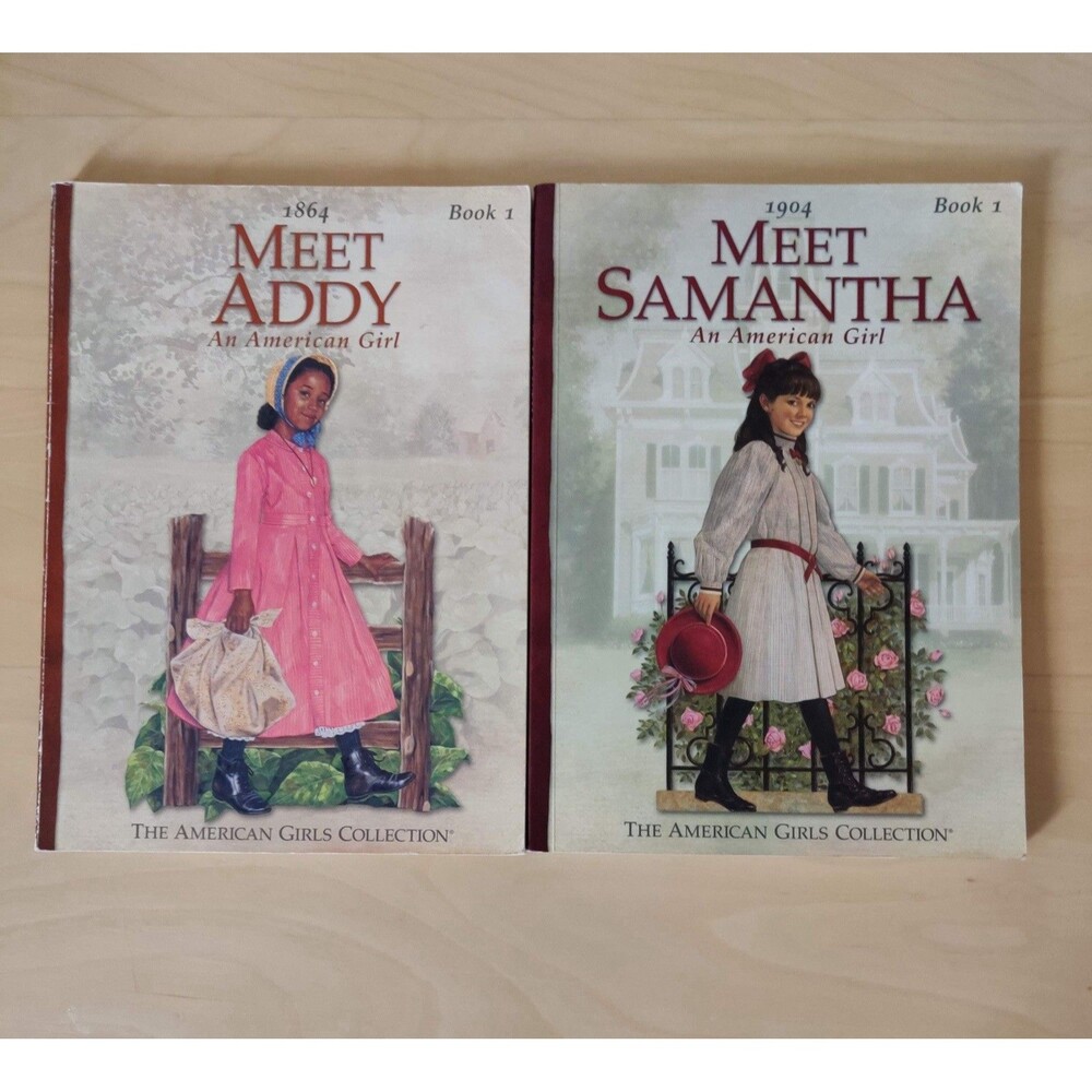 American Girl Books Bundle Meet Samantha/Meet Addy - Victorian Era Collection